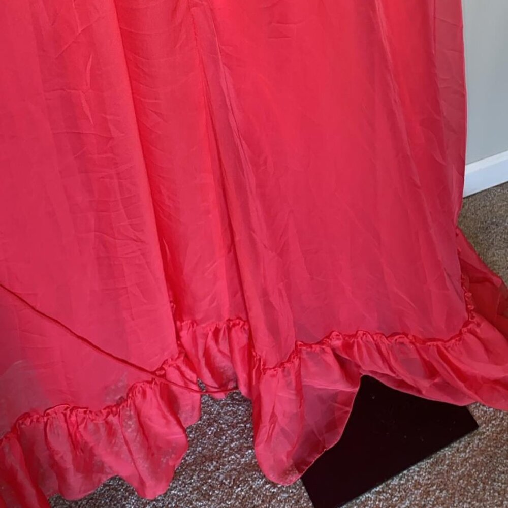 Mac Duggal - Asymmetrical Pleated Bodice Prom Dress - Picture 9 of 15